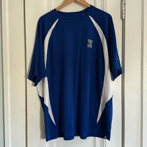 The Salty Dog Men’s Champion Blue Double Dry Athletic T-Shirt, Size 2XL XXL